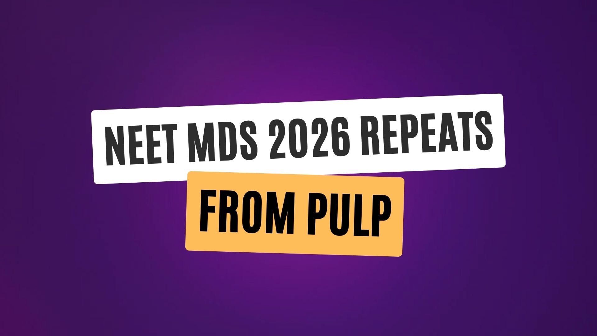 NEET MDS 2026 Strike rate